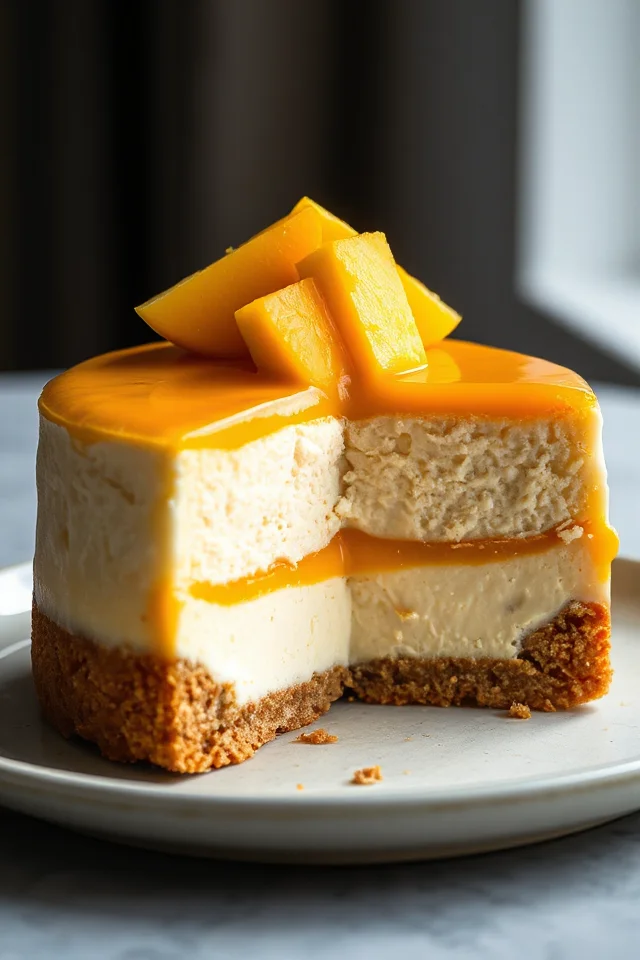 Delicious Mango Cheesecake Recipe