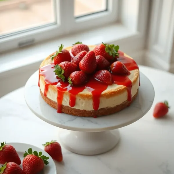 Amazing Strawberry Cheesecake Recipe
