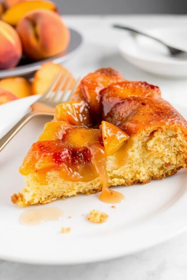 Peach Upside Down Cake Recipe