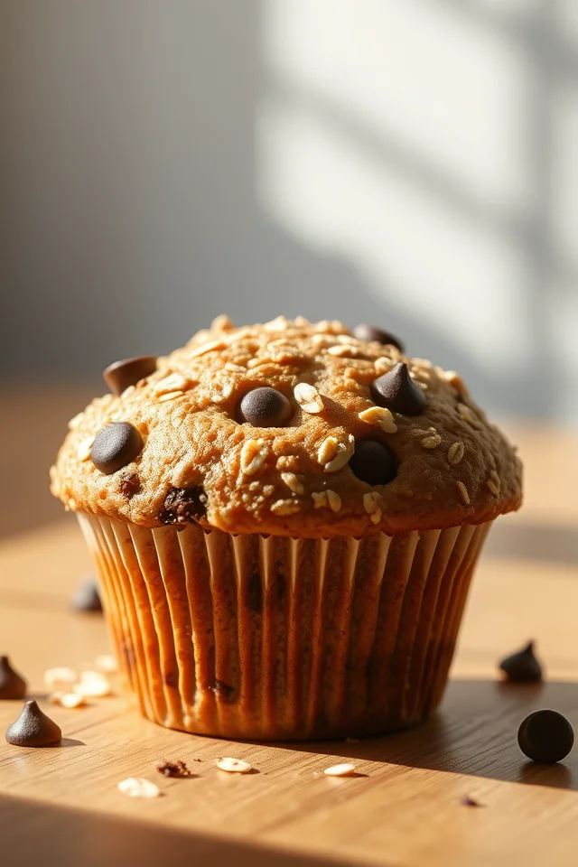 Easy Oatmeal Banana Muffins Recipe