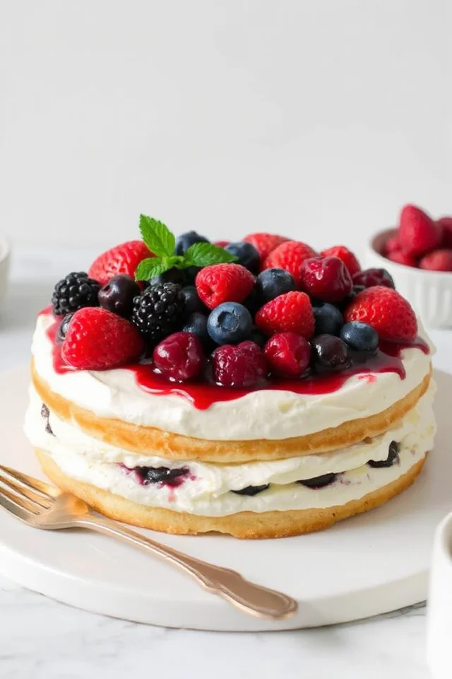 Berry Chantilly Cake Recipe