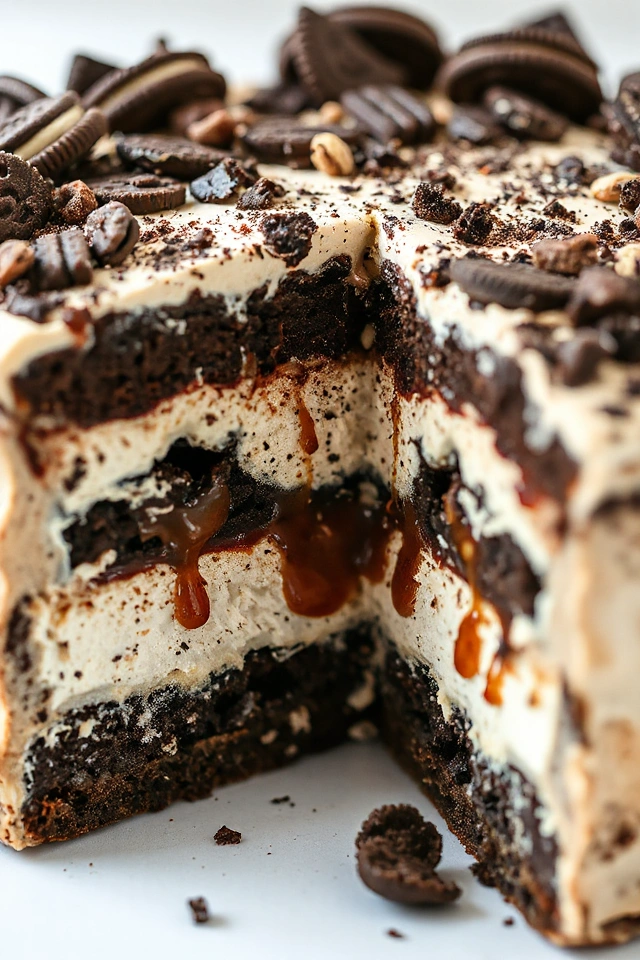 No Bake Oreo Ice Cream Cake