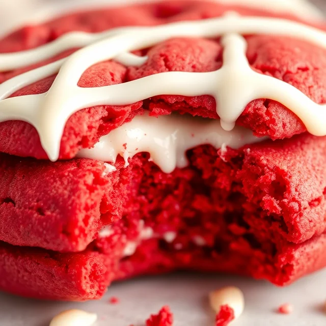 Easy Red Velvet Cookies