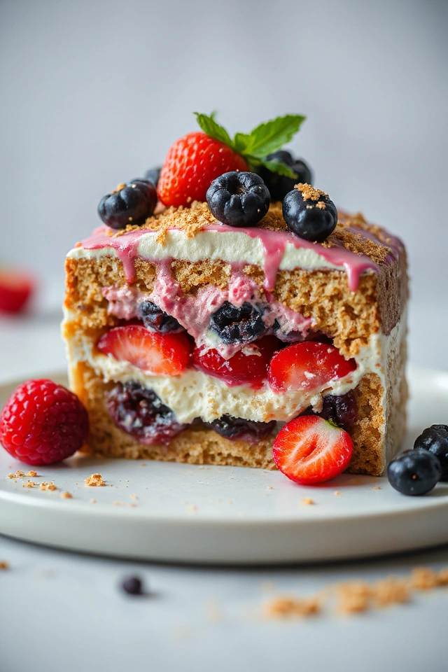 No Bake Berry Tiramisu Recipe