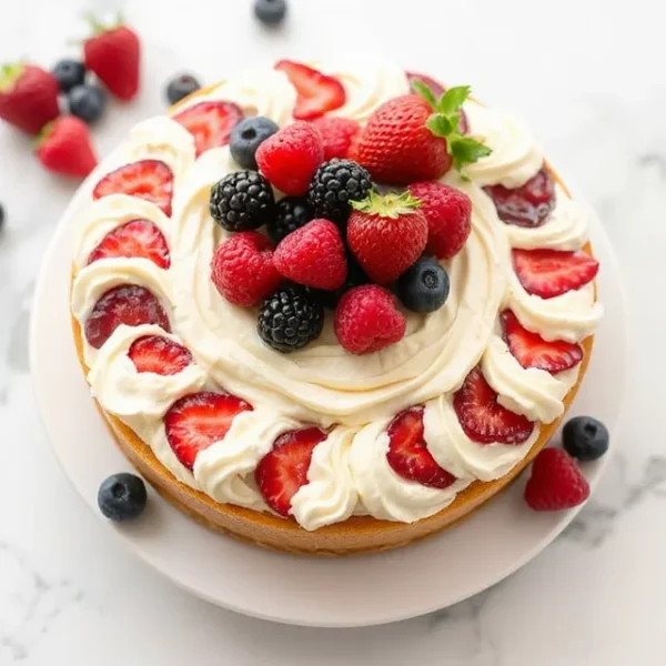 Easy Berry Chantilly Cake Recipe