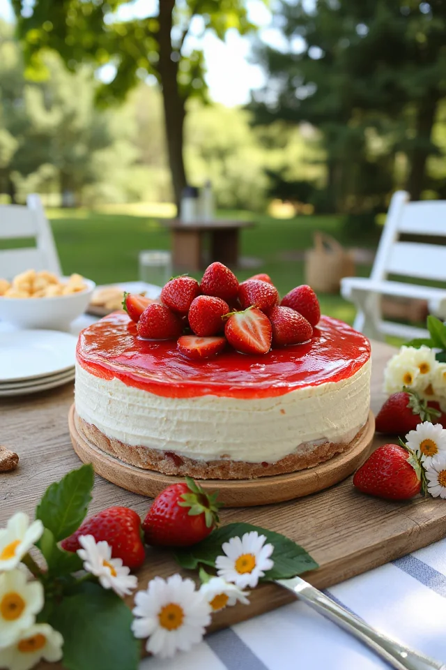 Amazing Strawberry Cheesecake Recipe Amazing Strawberry Cheesecake Recipe