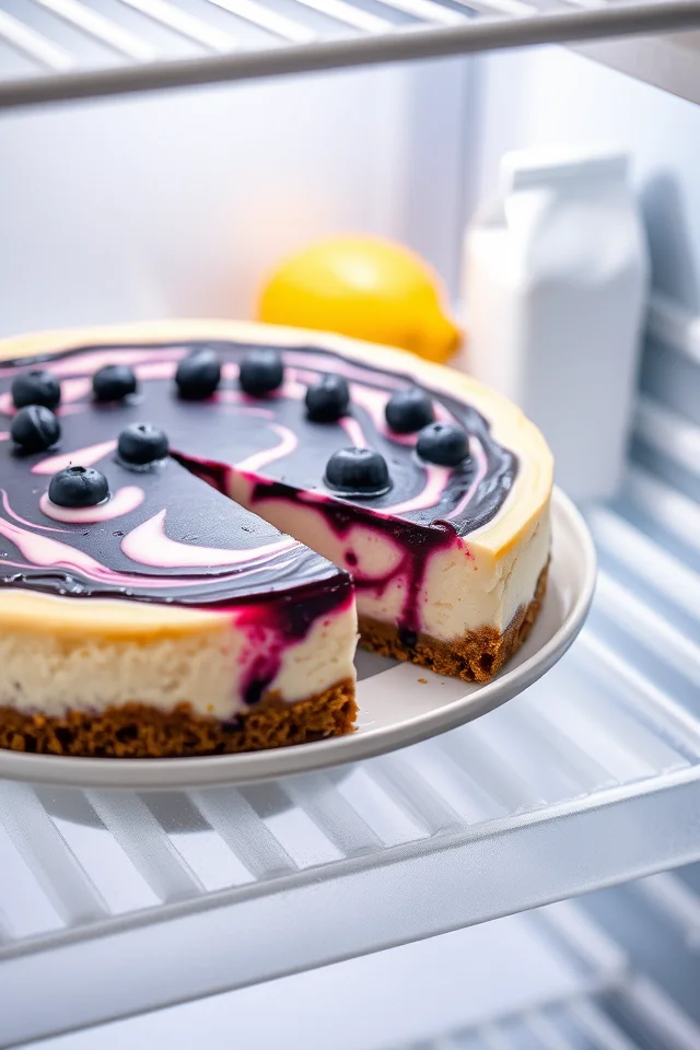 No-Bake Lemon Blueberry Cheesecake Recipe No-Bake Lemon Blueberry Cheesecake Recipe