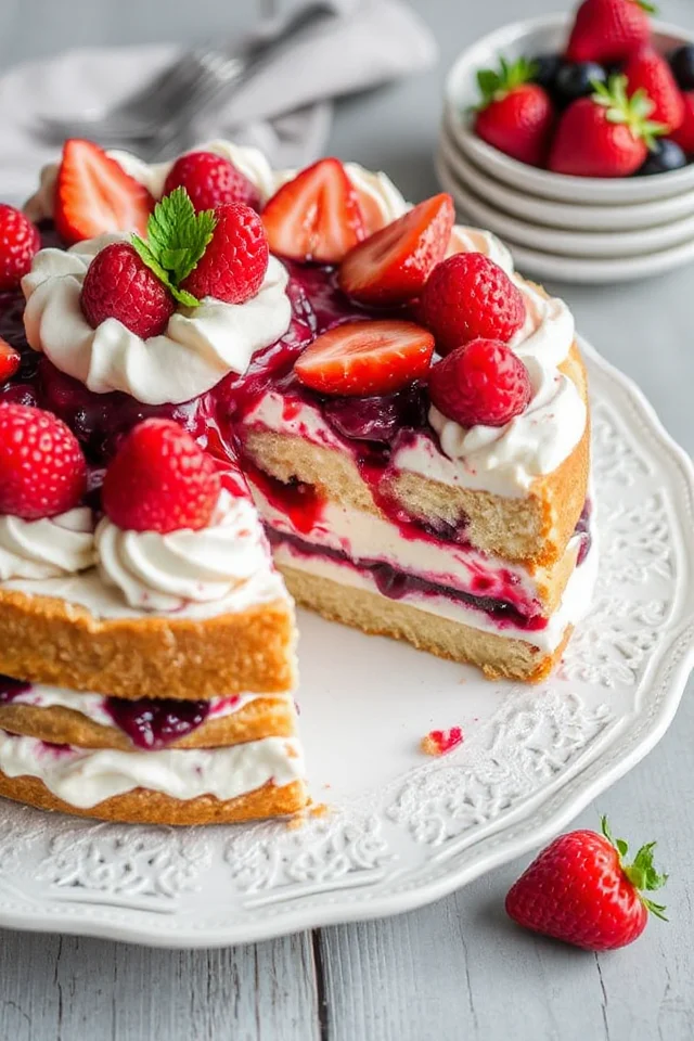 Berry Chantilly Cake Recipe