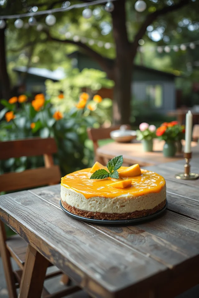 Delicious Mango Cheesecake Recipe