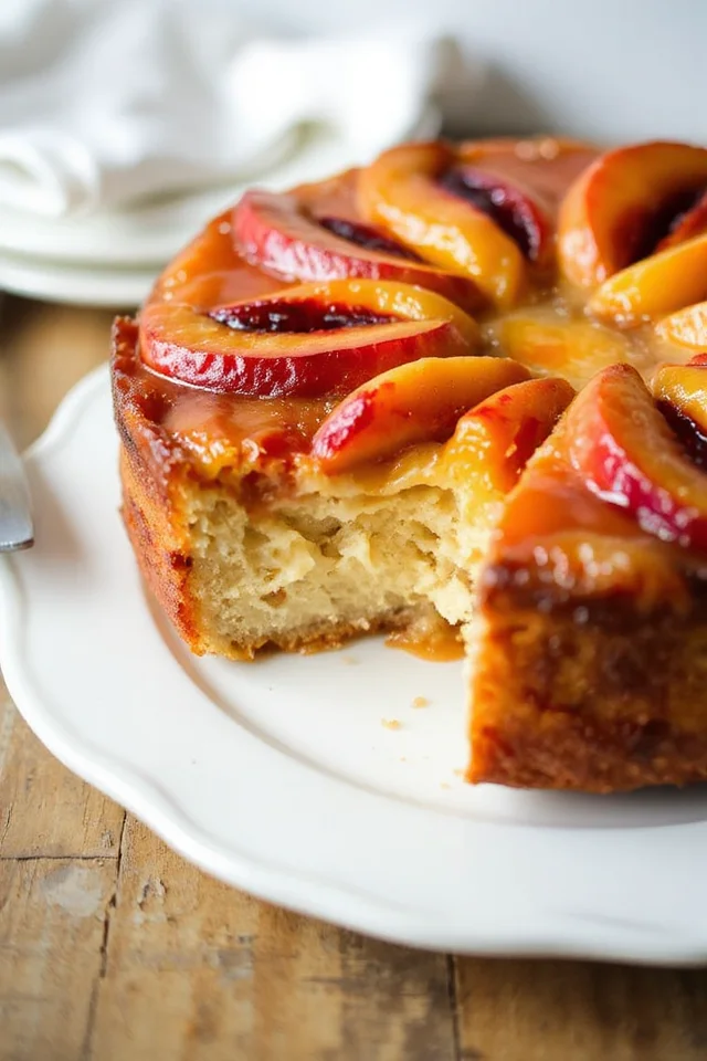 Peach Upside Down Cake Recipe