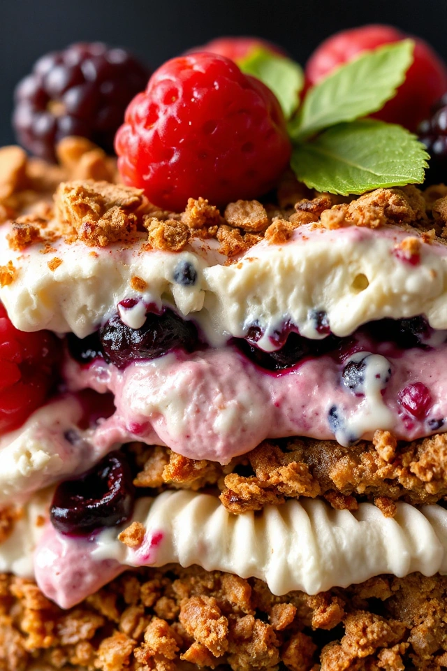 No Bake Berry Tiramisu Recipe
