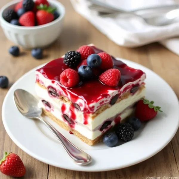 No Bake Berry Tiramisu Recipe