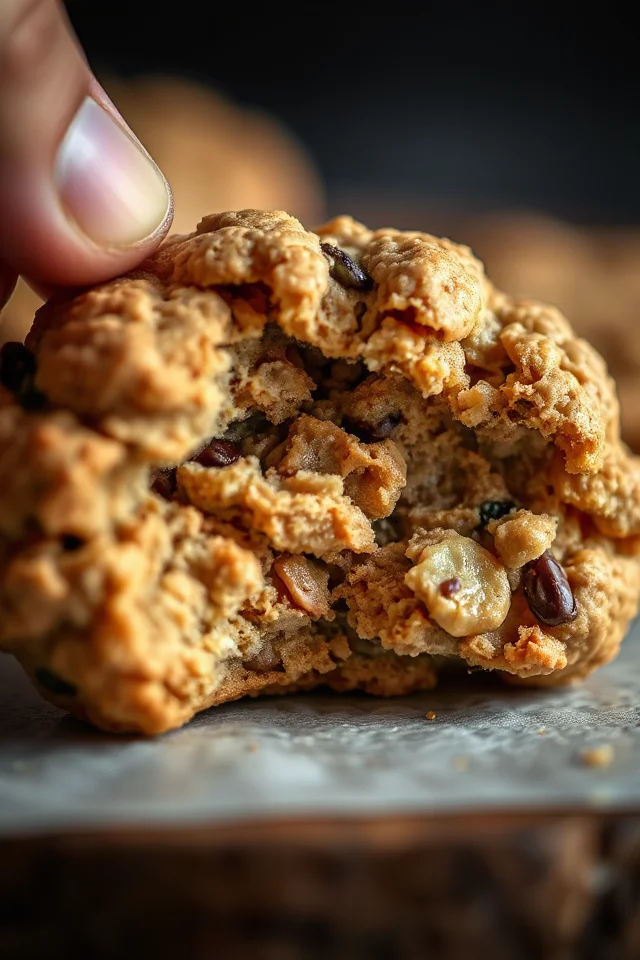 Chewy Oatmeal Cookies Recipe