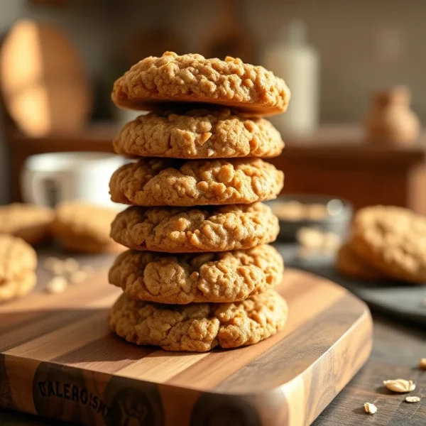 Easy Peanut Butter Oatmeal Cookies