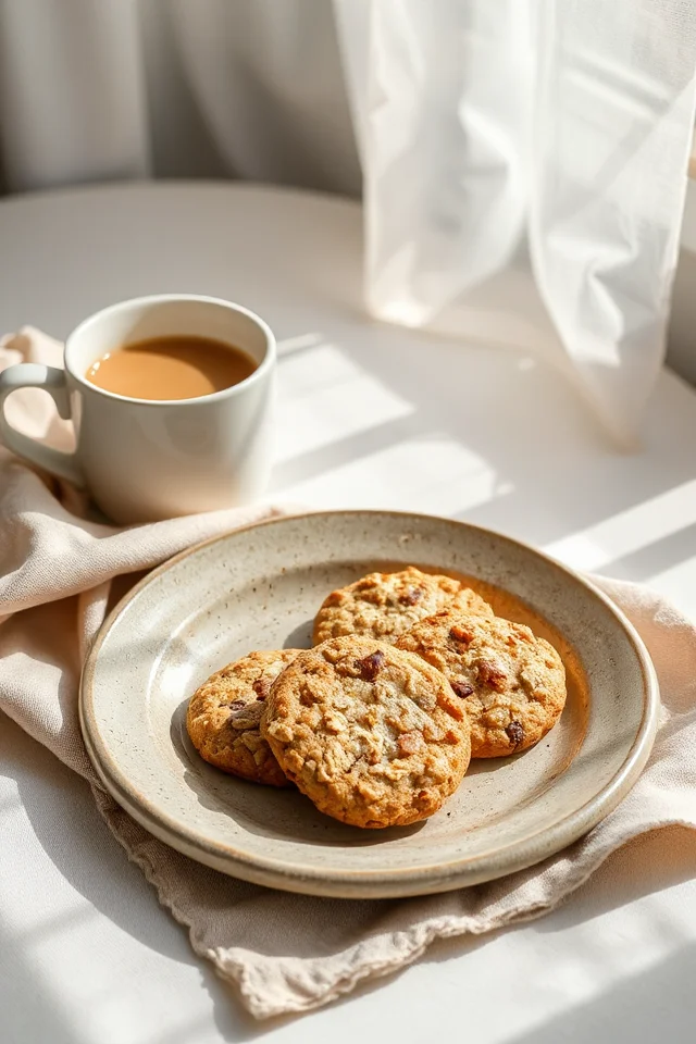 Chewy Oatmeal Cookies Recipe
