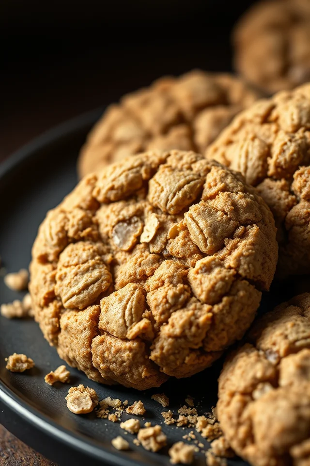 Easy Peanut Butter Oatmeal Cookies