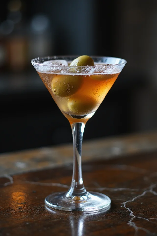 Dirty Martini cocktail recipe