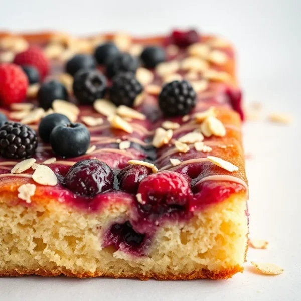 Almond Berry Sheet Cake Recipe