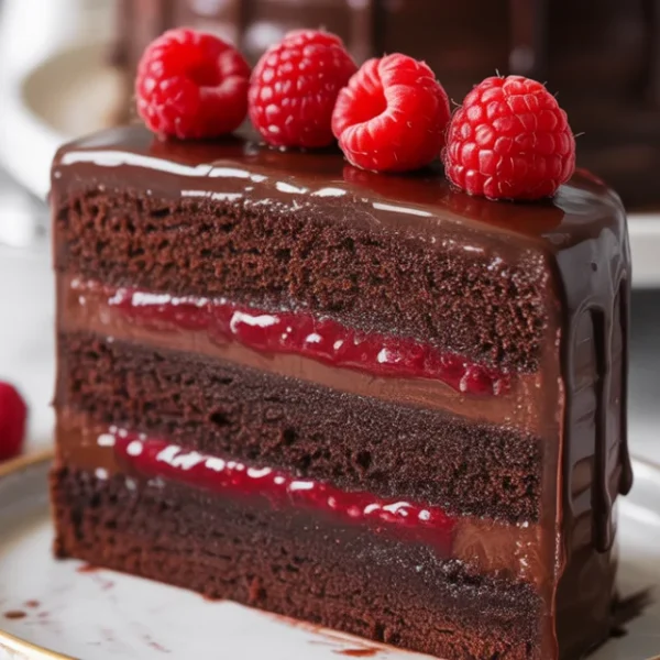Chocolate Raspberry Layer Cake Recipe