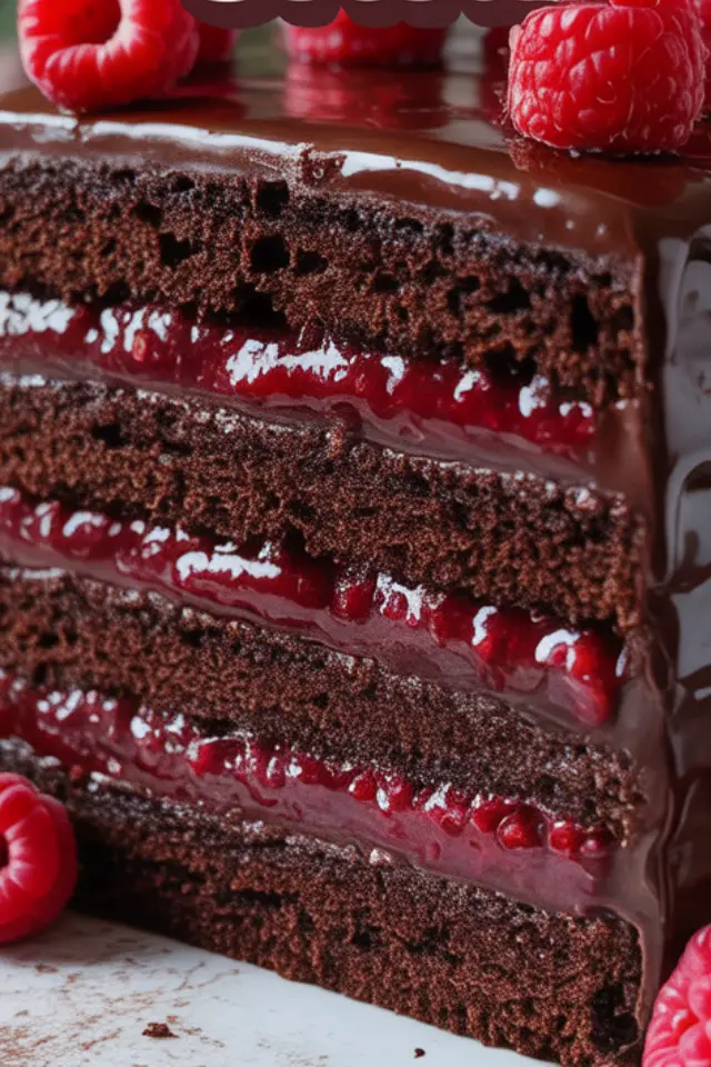 Chocolate Raspberry Layer Cake Recipe