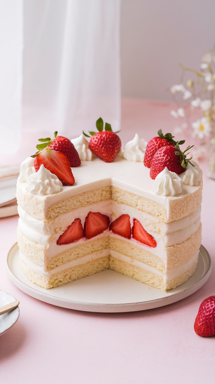 Japanese Strawberry Shortcake Recipe