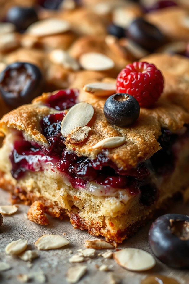 Almond Berry Sheet Cake Recipe
