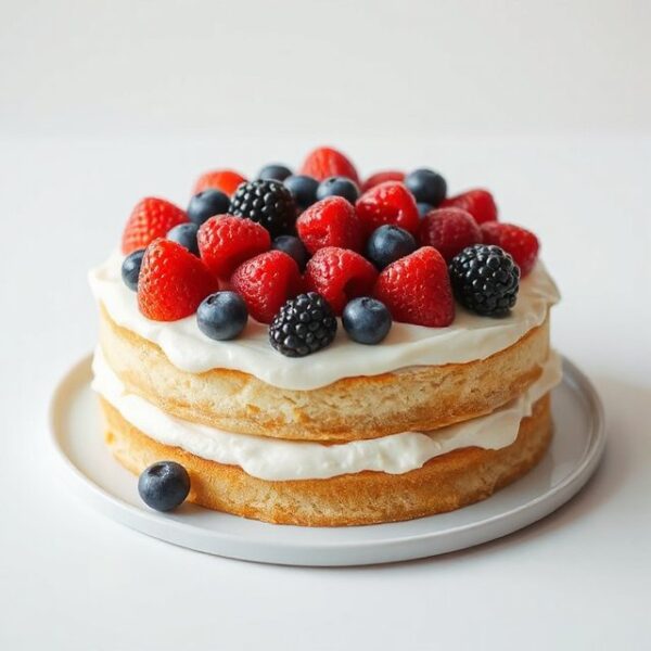 Tres Leches Cake with Berries Recipe